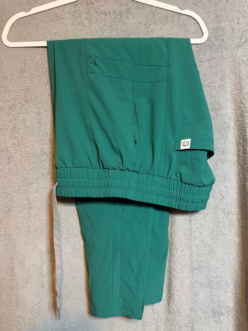 WonderWink Teal Scrub Pants Petite Medium